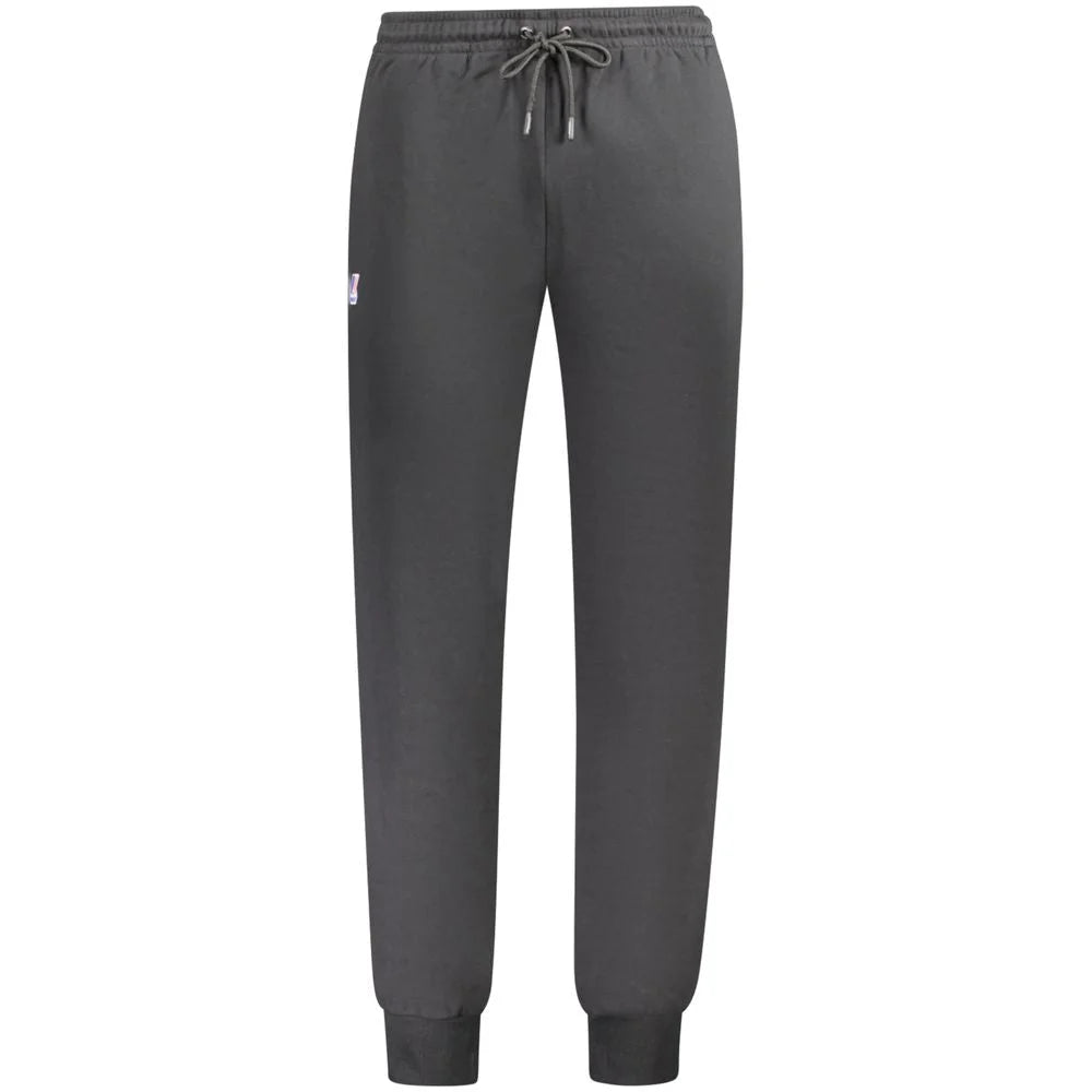 K-WAY Black Cotton Pant - Joggers