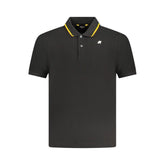 K-WAY Black Cotton Polo Shirt - Polos