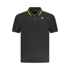 K-WAY Black Cotton Polo Shirt - Polos