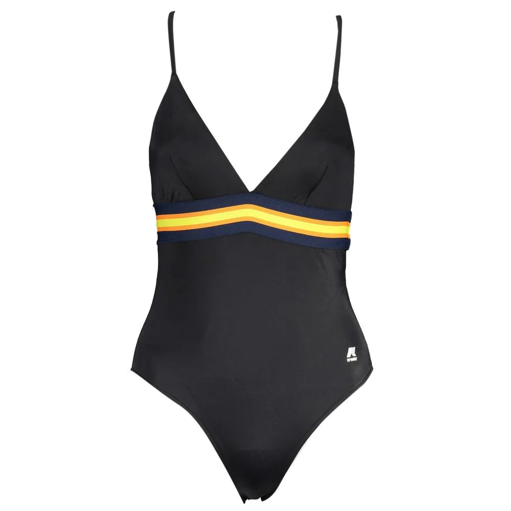 K-WAY Black Elastane Swimwear - XS - One-Piece Swimsuits