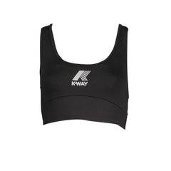 K-WAY Black Polyester Shirt - Sports Bras