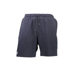 K-WAY Blue Cotton Pant - Jogger Shorts