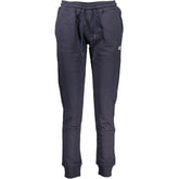 K-WAY Blue Cotton Pant - Joggers