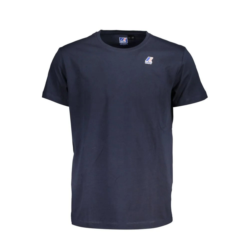 K-WAY Blue Cotton T-Shirt - S - T-Shirts