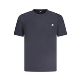 K-WAY Blue Cotton T-Shirt - T-Shirts