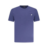 K-WAY Blue Cotton T-Shirt - T-Shirts