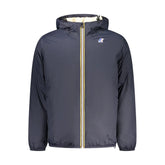 K-WAY Blue Polyamide Men Jacket