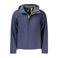 K-WAY Blue Polyester Men Jacket - M