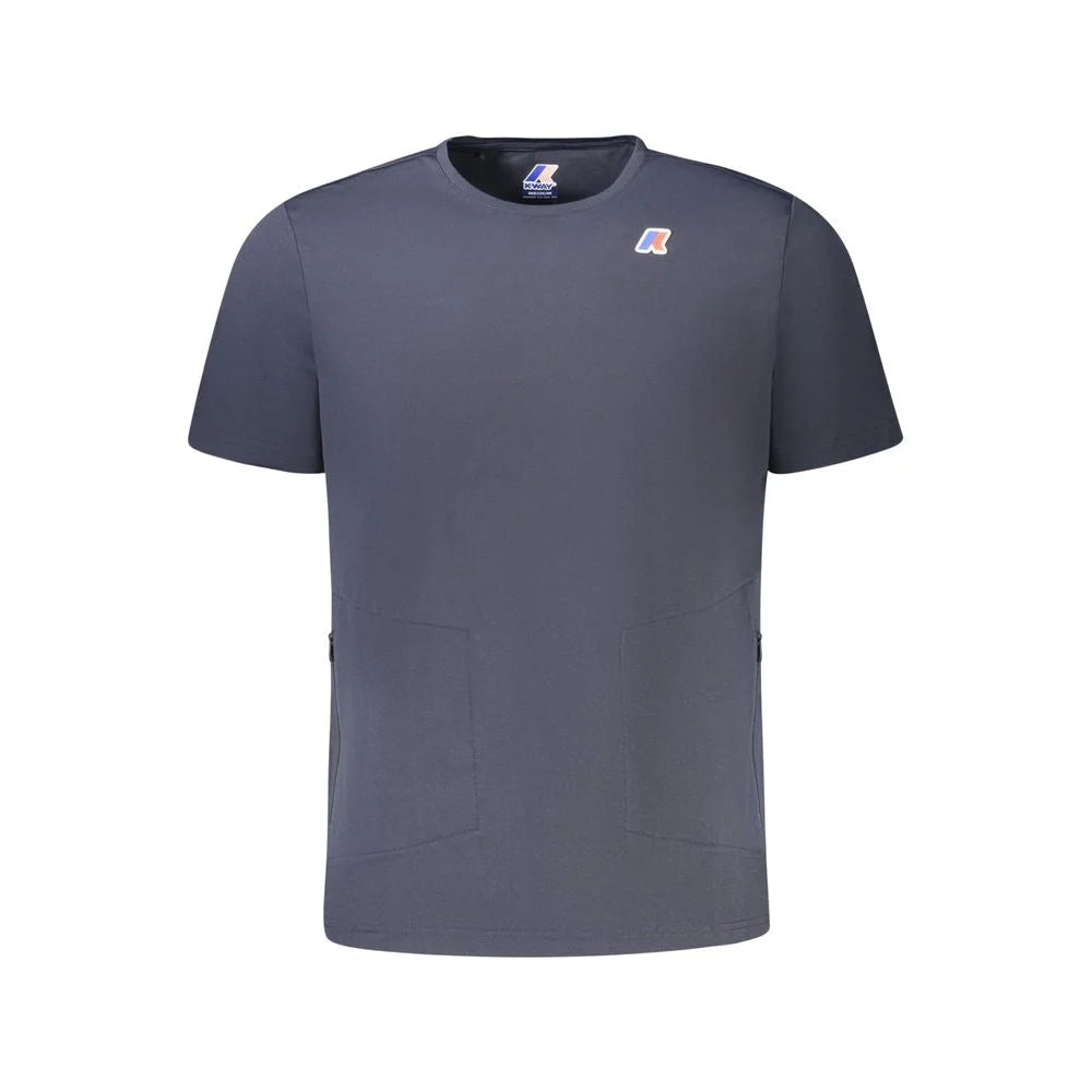 K-WAY Blue Polyester Men T-Shirt - M