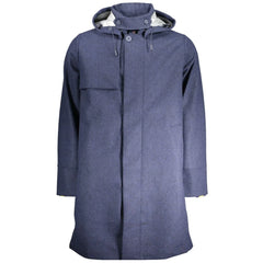 K-WAY Blue Polyester Men’s Jacket - Rain Coats