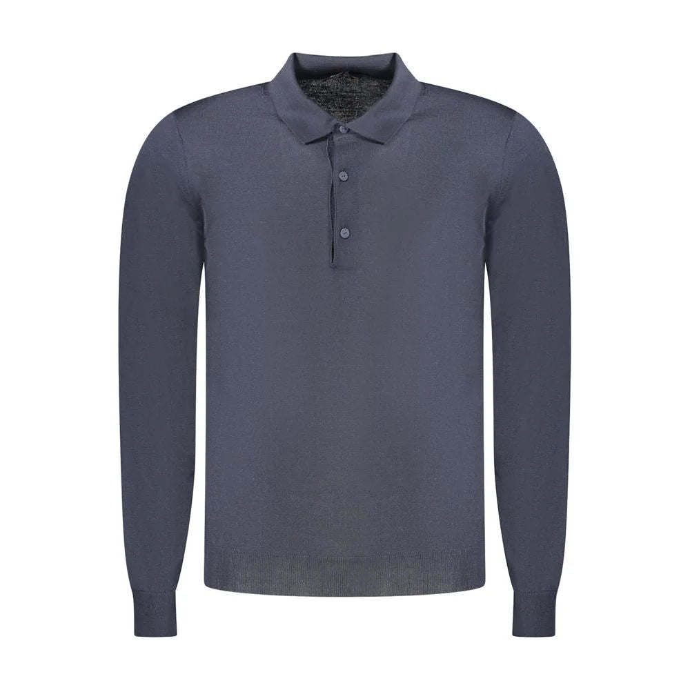 K-WAY Blue Wool Sweater - L - Sweaters