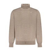 K-WAY Brown Wool Men Sweater