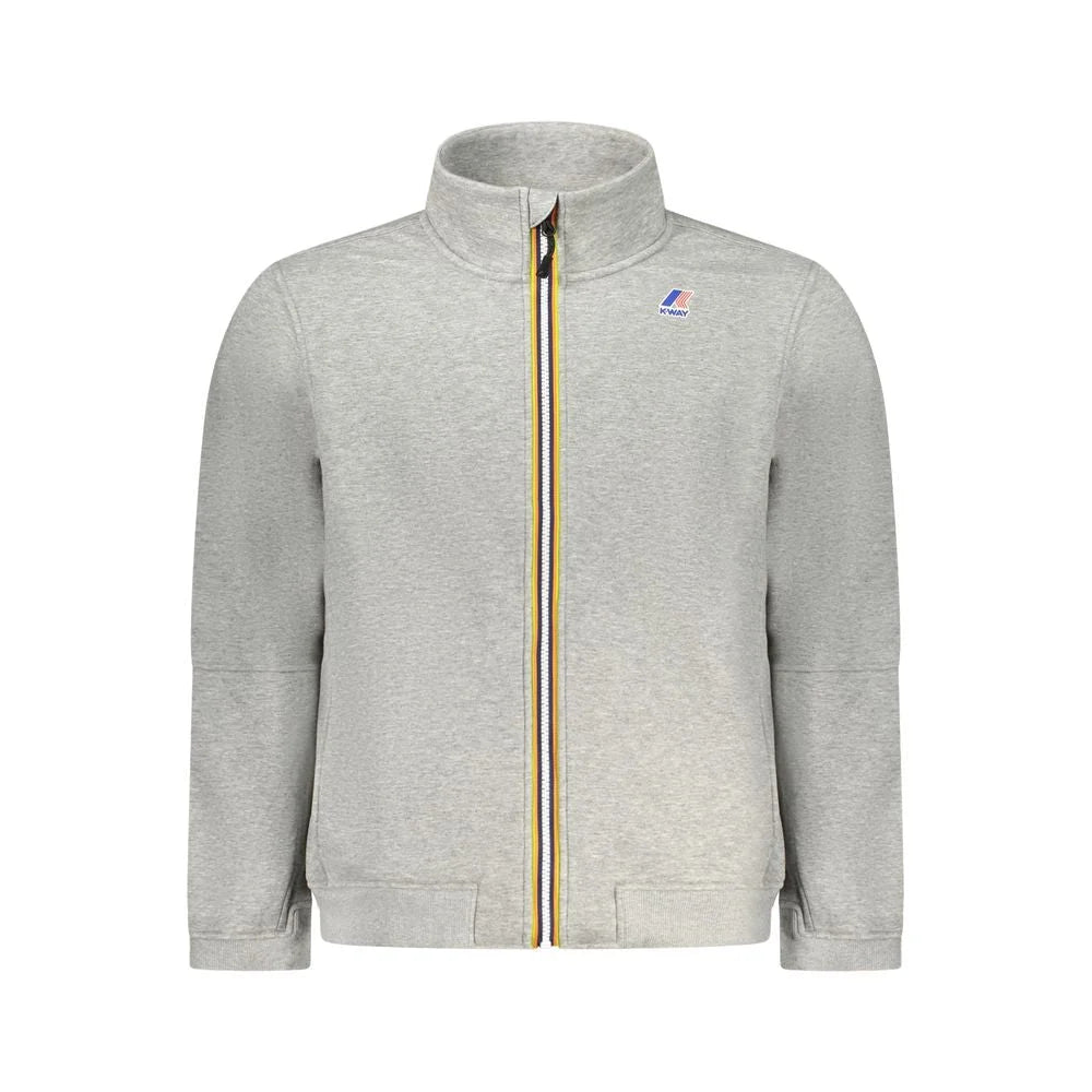 K-WAY Gray Cotton Men Sweater