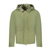 K-WAY Green Cotton Men Jacket