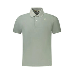 K-WAY Green Cotton Men Polo Shirt - S