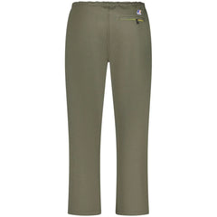 K-WAY Green Cotton Men Trouser