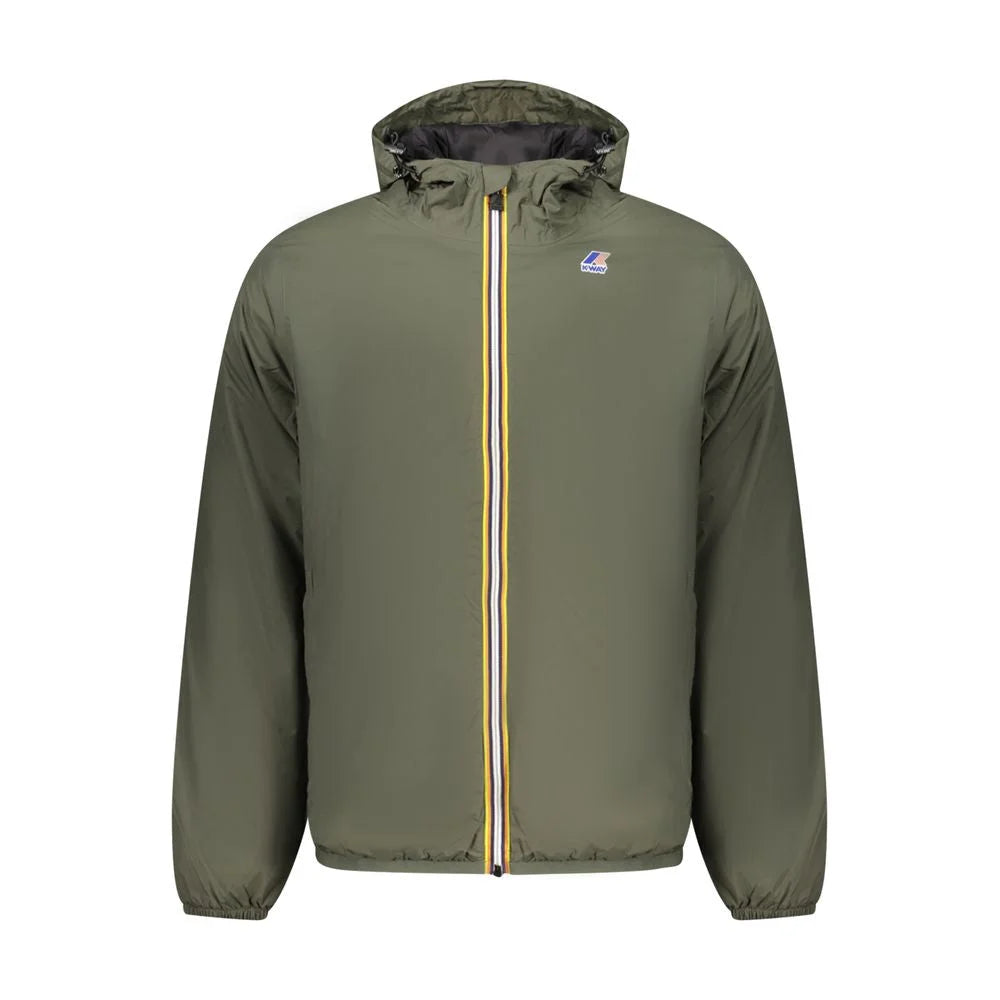 K-WAY Green Polyamide Jackets & Coat