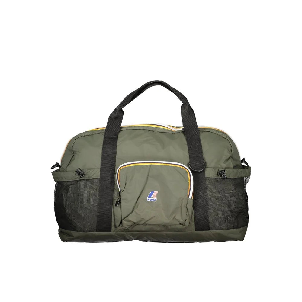 K-WAY Green Polyamide Unisex Handbag