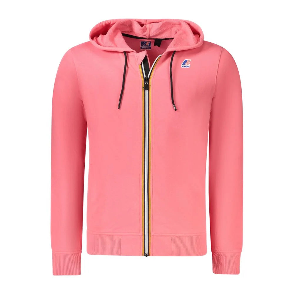 K-WAY Pink Cotton Men Sweater - Hoodies