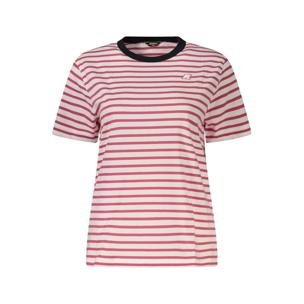 K-WAY Pink Cotton Women T-Shirt - T-Shirts