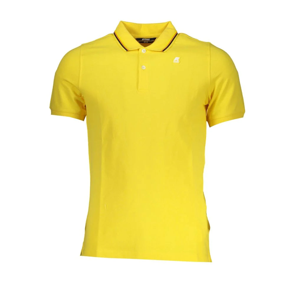 K-WAY Sunny Yellow Contrast Detail Polo - Polos