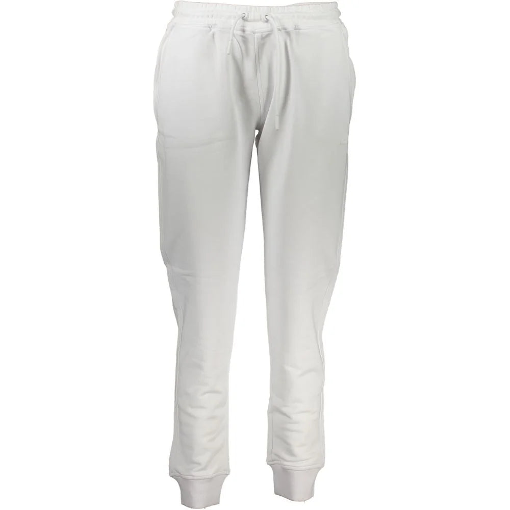 K-WAY White Cotton Pant - Joggers