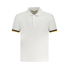 K-WAY White Cotton Polo Shirt - Polos