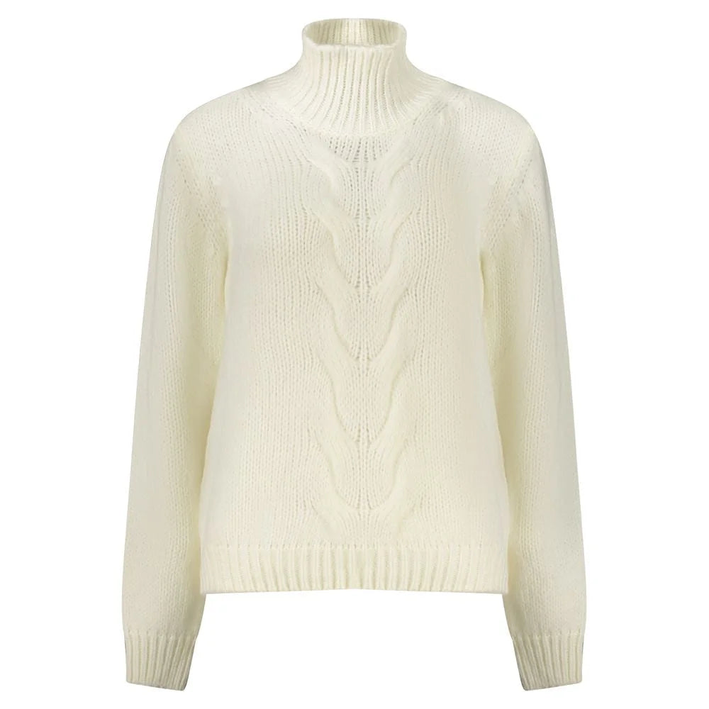 K-WAY White Wool Sweater - M
