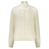 K-WAY White Wool Sweater - M