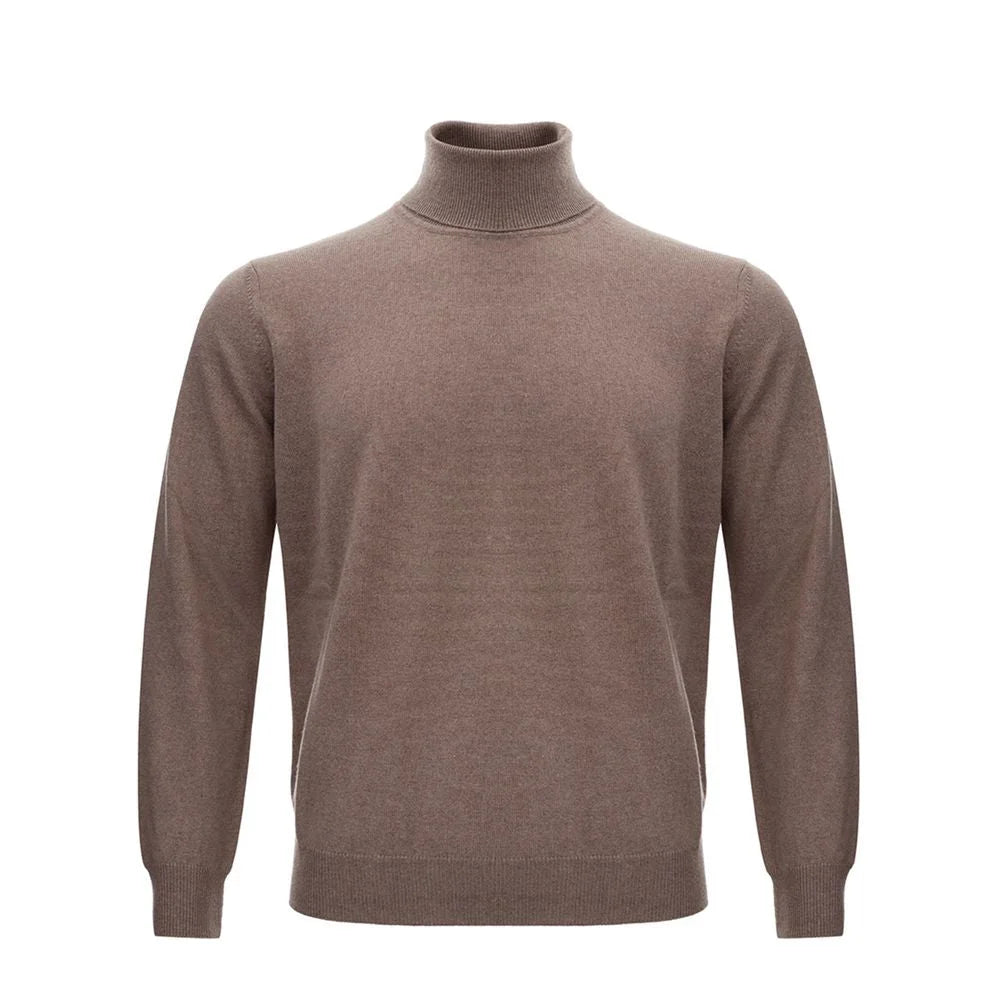 KANGRA Brown Wool Sweater - Sweaters