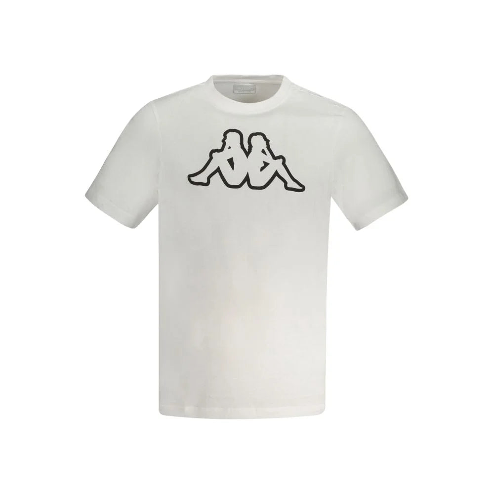Kappa White Cotton Men T-Shirt - S - T-Shirts
