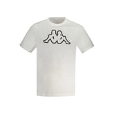 Kappa White Cotton Men T-Shirt - S - T-Shirts