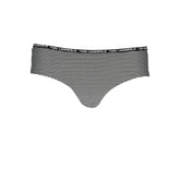 Karl Lagerfeld Black Elastane Swimwear