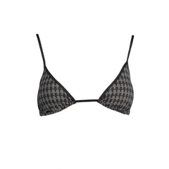Karl Lagerfeld Black Elastane Swimwear - Swimwear Tops