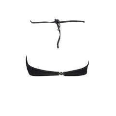 Karl Lagerfeld Black Elastane Swimwear - XS - Swimwear Tops
