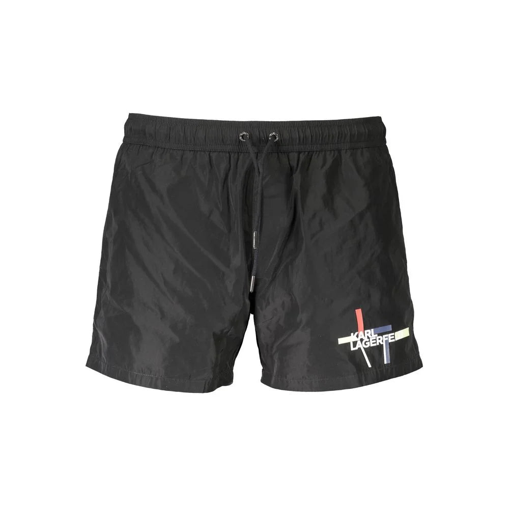 Karl Lagerfeld Black Polyester Swimwear - S - Swim Boxers