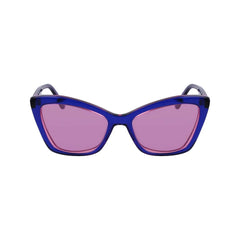 Karl Lagerfeld Blue Acetate Sunglasses - Sunglasses