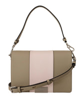 Karl Lagerfeld Chic Sage Shoulder Bag with Dual Straps - Shoulder Bags