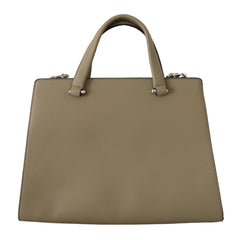 Karl Lagerfeld Enchanting Sage Green Leather Tote - Shopper Bags