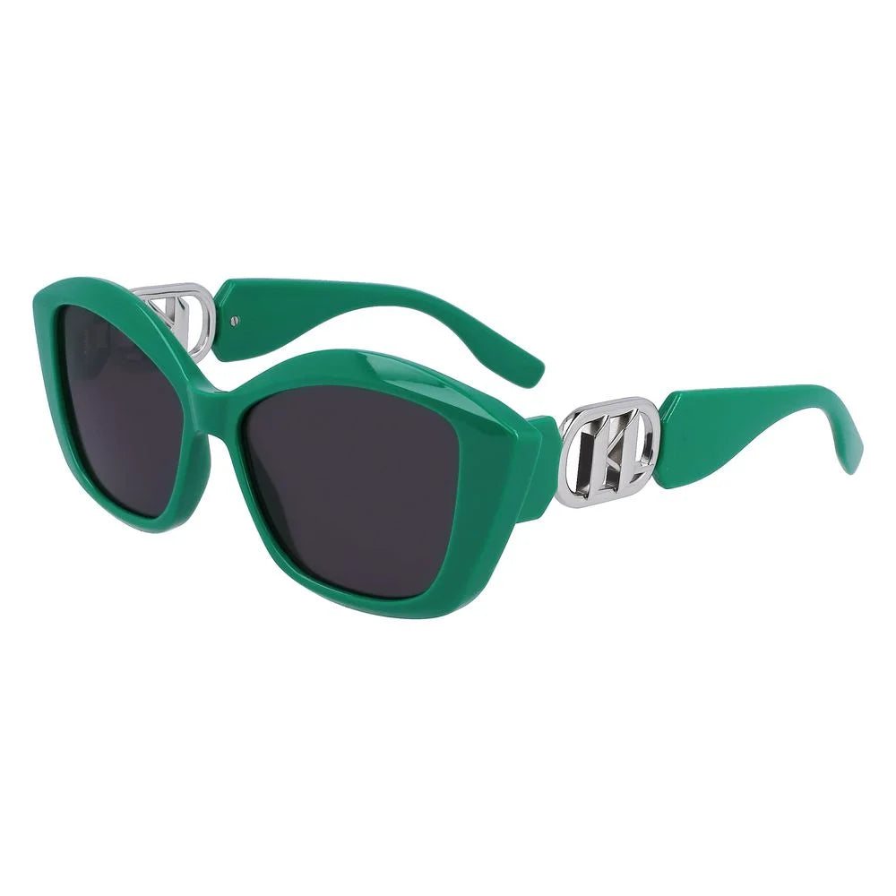 Karl Lagerfeld Green Injected Sunglasses - Sunglasses