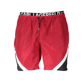 Karl Lagerfeld Red Polyester Swimwear - S - Swim Boxers