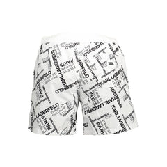 Karl Lagerfeld White Polyester Swimwear - L - Swim Boxers