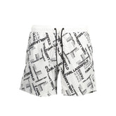 Karl Lagerfeld White Polyester Swimwear - L - Swim Boxers