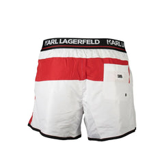 Karl Lagerfeld White Polyester Swimwear - Swim Boxers