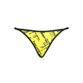 Karl Lagerfeld Yellow Elastane Swimwear