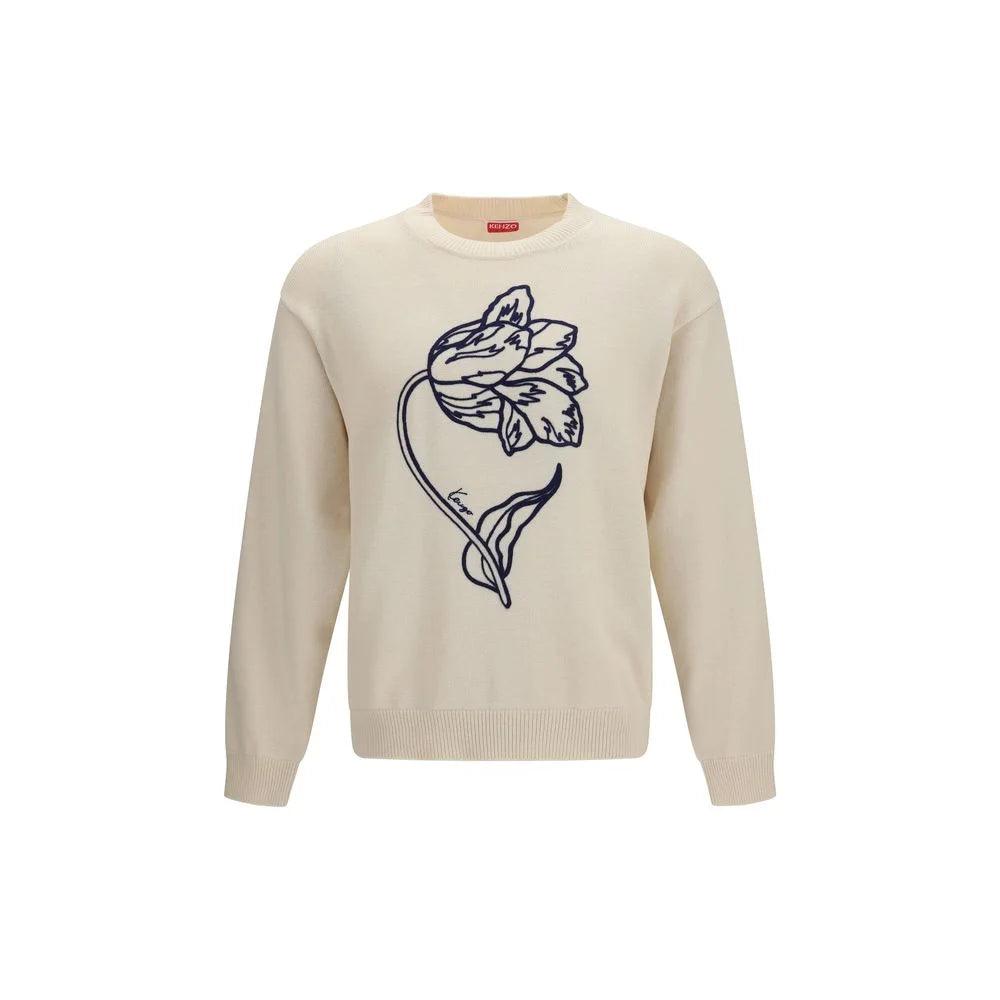 Kenzo Beige Cotton Sweatshirt