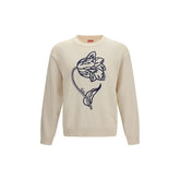 Kenzo Beige Cotton Sweatshirt