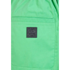 Kenzo Bicolor Cotton Shorts