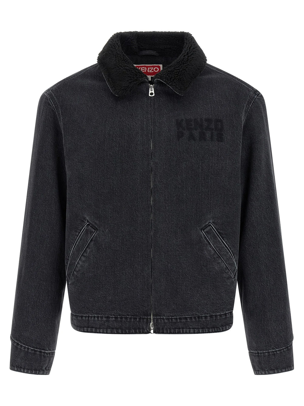 Kenzo Black Cotton Denim Jacket - XL