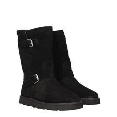 Kenzo Black Leather Ankle Boots